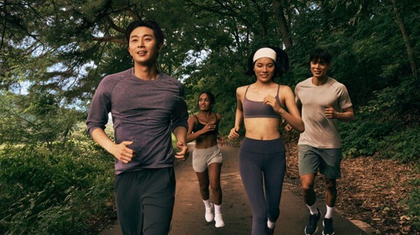 Chinese joggers