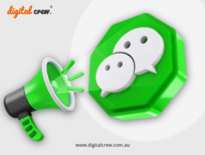 WeChat moment ads illustration
